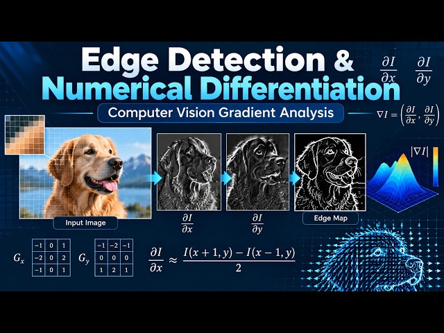 Edge Detection & Numerical Differentiation | Computer Vision Gradient Analysis