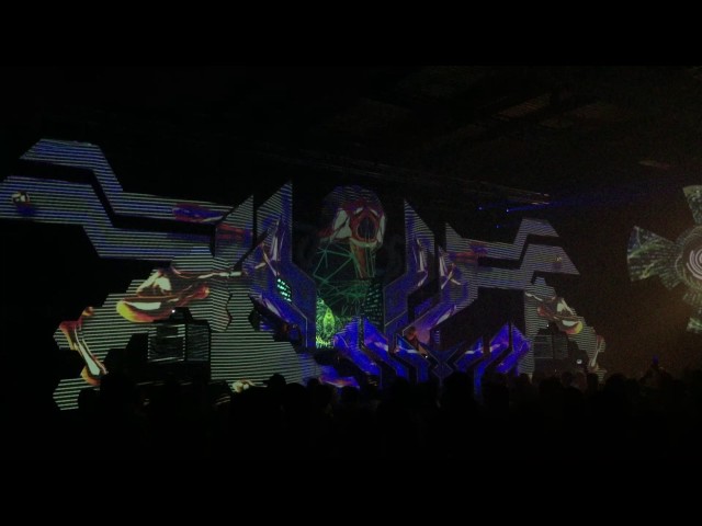 Amazing video mapping by Delta Process at the Psychedelic Spring Blast in Gothenburg this weekend