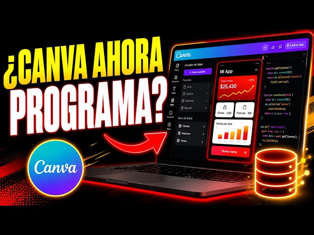 Canva now creates APPS with AI: programming + database included