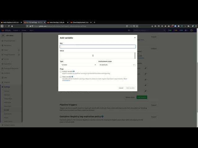 13.0 - Auto Deploy to ECS (via Auto DevOps)