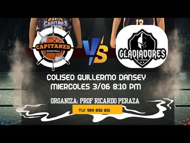 Capitanes vs Gladiadores - 03/06/2026