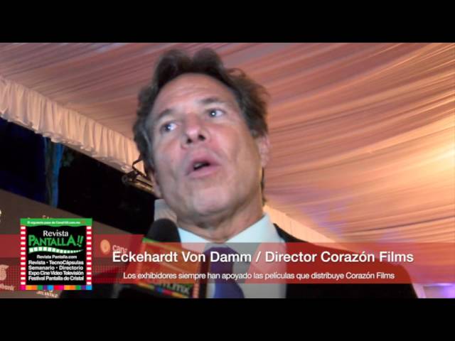 Premio Luminus a Eckehardt Von Damm, CEO de Corazón Films  / Presenta José Antonio Fernández