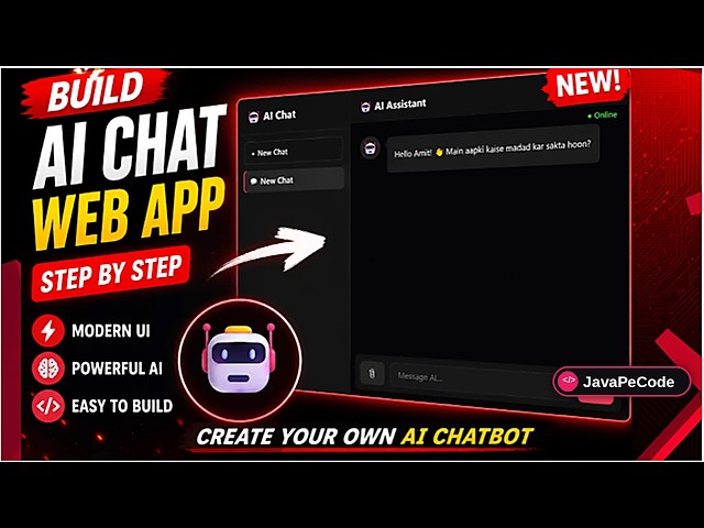 🤖AI Chat App Kaise Banaye | Spring Boot + Angular Full Tutorial (Hindi)