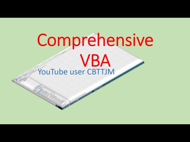 Comprehensive VBA-Part 05 Multiple Word Documents