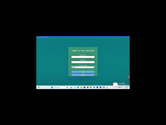 OOP second semester project School Attendance System #java #OOP