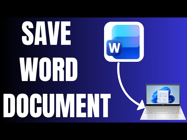 How to Save Word Document in the Documents Folder of Laptop or Computer - Basic Computer Knowledge