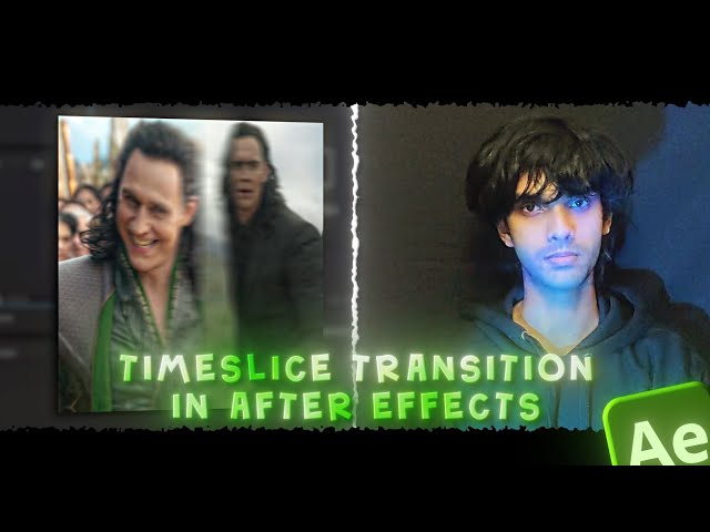 Timeslice Transition Tutorial | After Effects