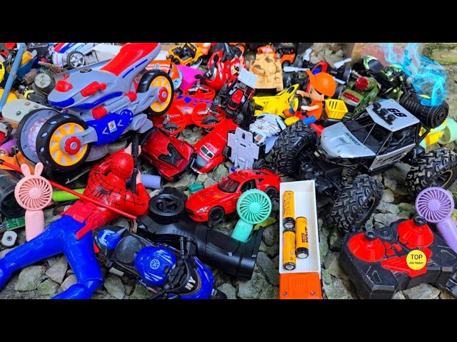 Breaking and Opening High Power Scrap RC Monster Truck / Scrap Toy Motor and Fan Motor Idea
