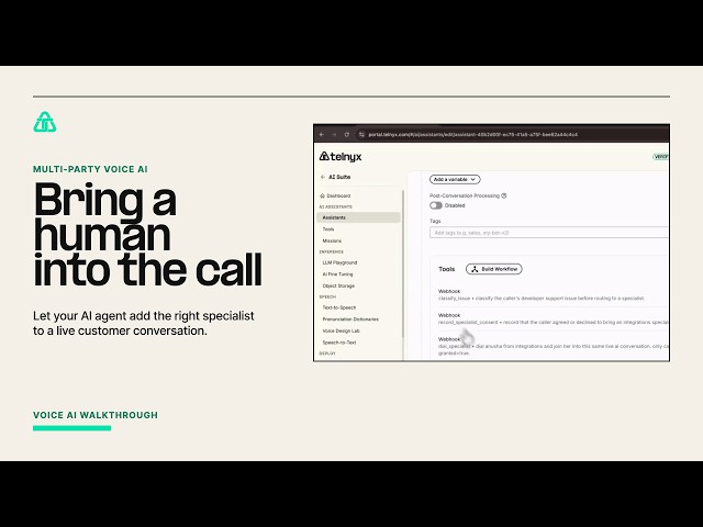 How to Build Multi-Participant Voice AI Calls with Telnyx