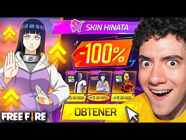 I GOT THE HINATA SKIN IN FREE FIRE and I FELL IN LOVE !! - TheDonato