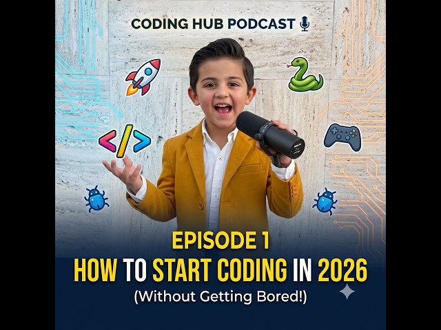 How to Start Coding in 2026 (Without Getting Bored!) | Coding Hub Podcast #1 🎙️