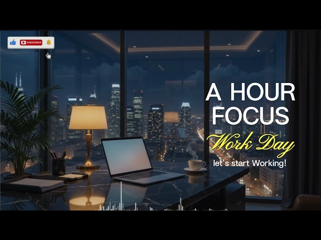 Deep Work Music for Maximum Focus 🌃 | Coding, Study & Work | 2 Hours of Productivity