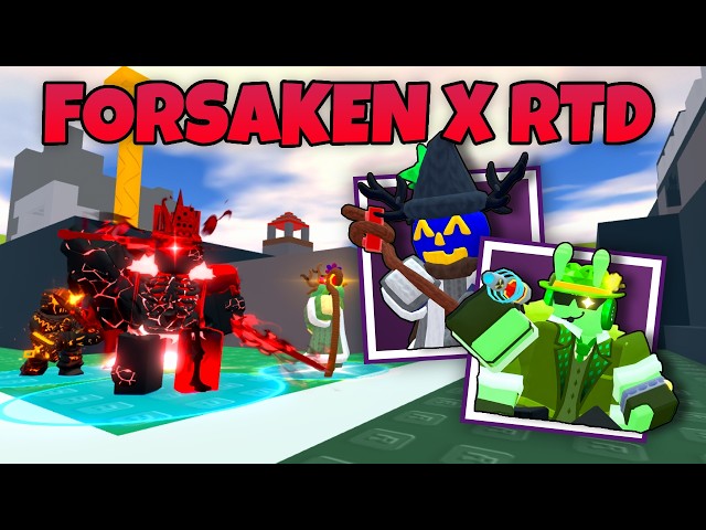 Showcasing ALL SKINS in the RTD X FORSAKEN Update! (Roblox)