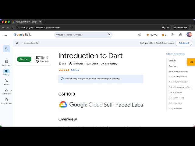 Introduction to Dart | GSP1013