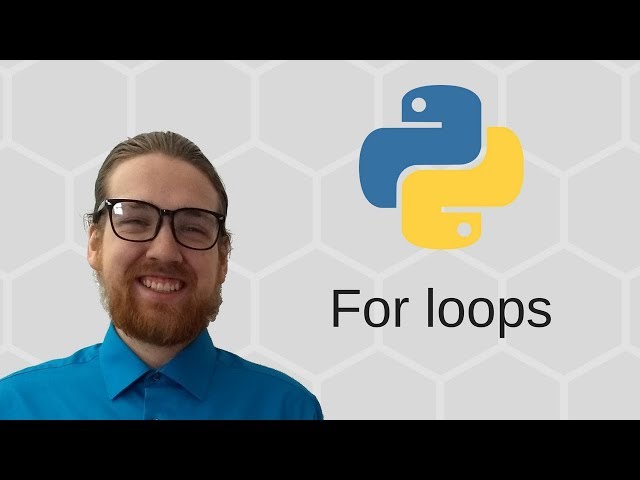 Python 3 Basics (18/34) - for loops