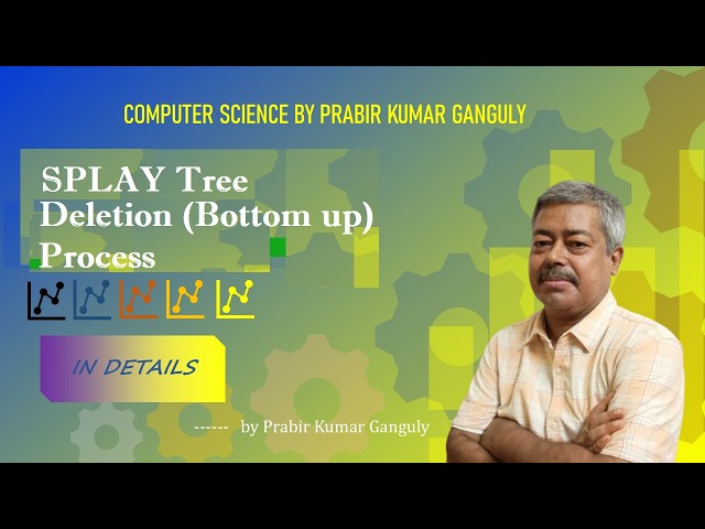 SPLAY TREE deletion Bottom-up approach