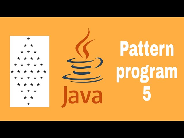 Star Pattern Programs-5 (Logic) in Java || Programming knowledge
