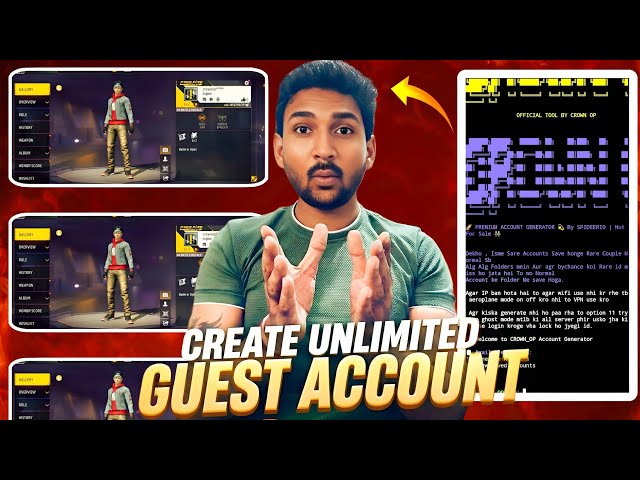 How To Generate Unlimited Guest Accounts in Termux 😱 | Rare & Couples Account Trick ⚡
