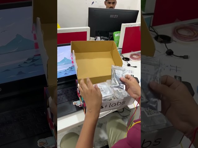 When you focus your brain produces EEG signals in different frequency bands.