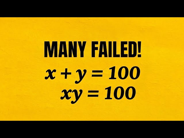 Germany|Can You Solve This?|Maths Olympiad 