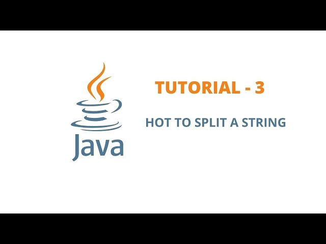 Java Interview Question - how to split a string in java - How to loop an array