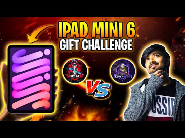 😱IPAD MINI 6 CHALLENGE !! BROTHER CHALLENGED ME FOR TDM😍 IN BGMI 🔥 @MrCyberSquad69