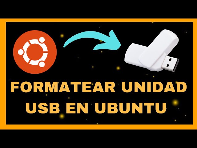 🔴 How to FORMAT a USB Drive in UBUNTU 💻