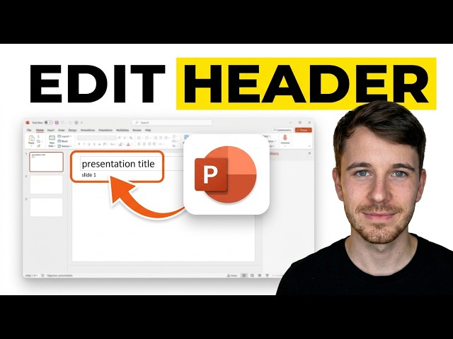 How to Edit Header in PowerPoint 2026 (Beginner Guide)