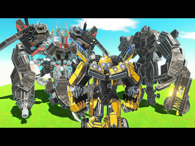I SHOULDN'T Have Downloaded These TRANSFORMERS... in Animal Revolt Battle Simulator