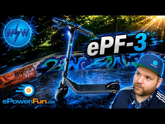 ePowerFun ePF-3 🔥 Power & Mega Range 🔥 Street-Legal e-Scooter 2026 ABE epf3, eScooter