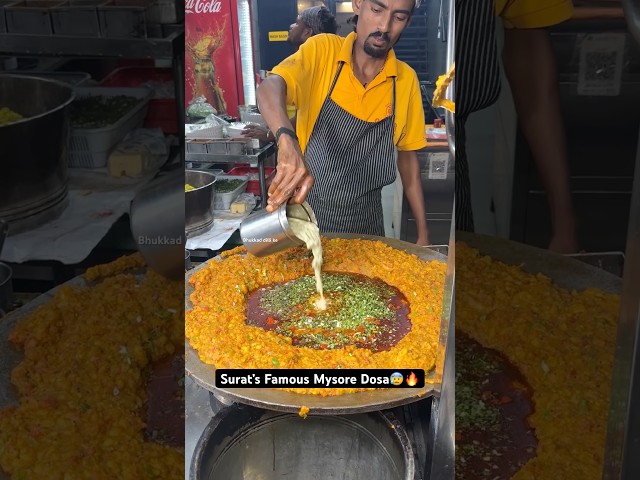 Surat’s Famous Mysore Dosa😰🔥|| Indian Street Food