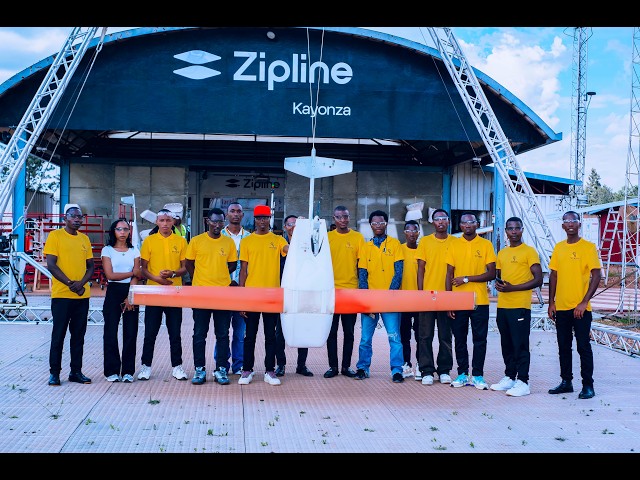 Zipline Rwanda Saves Lives | TECHSITE Training Center Industrial Visit