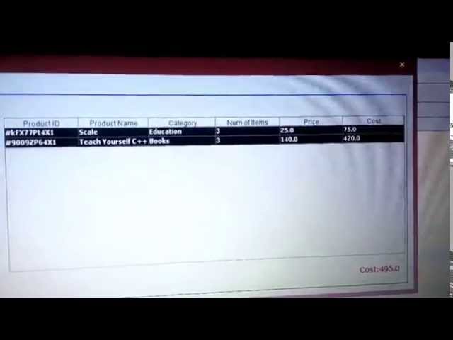 Bar code Scanner With java NetBeans