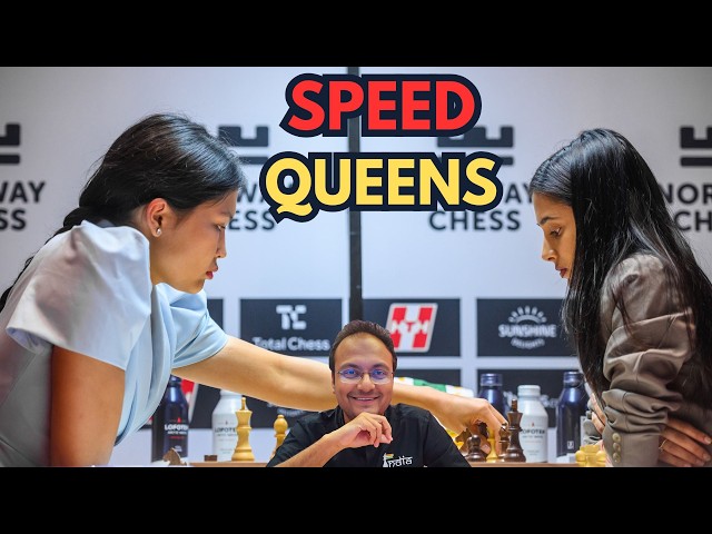 The reason why Divya Deshmukh is an amazing speed chess player | Bibisara Assaubayeva vs Divya