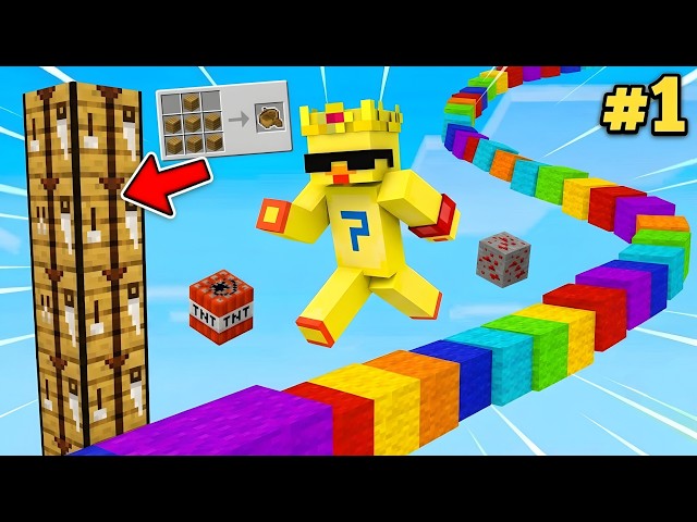 I Survived 24 Impossible Minecraft MLG Challenges!