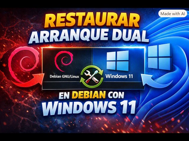 Restaurar Arranque Dual en Debian con Windows 11
