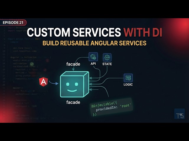 Angular Custom Services with Dependency Injection Explained | Episode 21