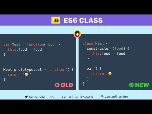 class vs constructor function JavaScript