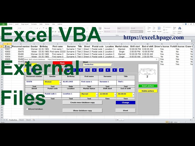 7Step 7  View Database Copy  Multi column databases in Excel
