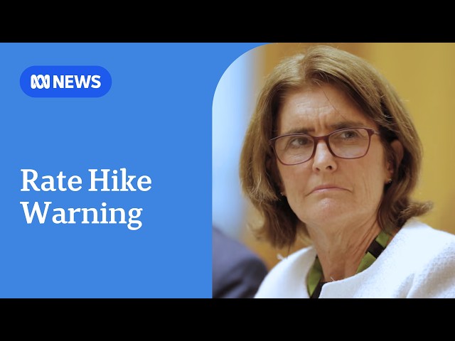 RBA Governor Michele Bullock flags potential rate hike | ABC NEWS