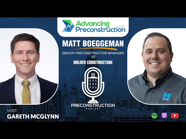 Matt Boeggeman, Senior Preconstruction Manager at Holder Construction