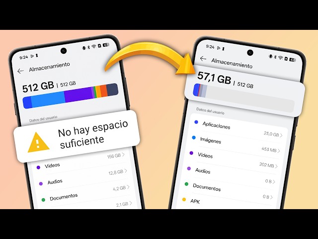 7 TRUCOS para LIBERAR ESPACIO del MÓVIL sin borrar fotos ni vídeos