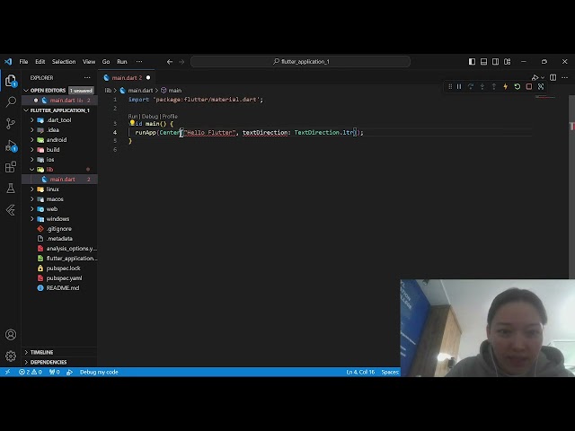 HOW TO CREATE A NEW FLUTTER project using Visual Studio Code