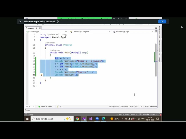 C# Basics -- 04