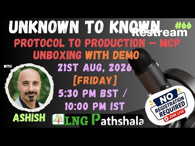 Unknown to Known - Ep 66- MCP Unboxing with Ashish Sethi
