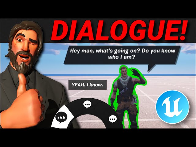 Creating CUSTOM DIALOGUE in Fortnite Creative/UEFN! ( Conversation Device )