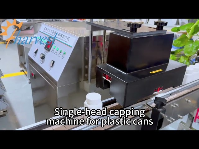 Linear Double Head Round Bottle Capping Machine,  Screw Capper Equipment