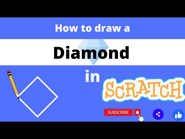 how to make a diamond is scratch | Coding is Amazing (CIA) | diamond