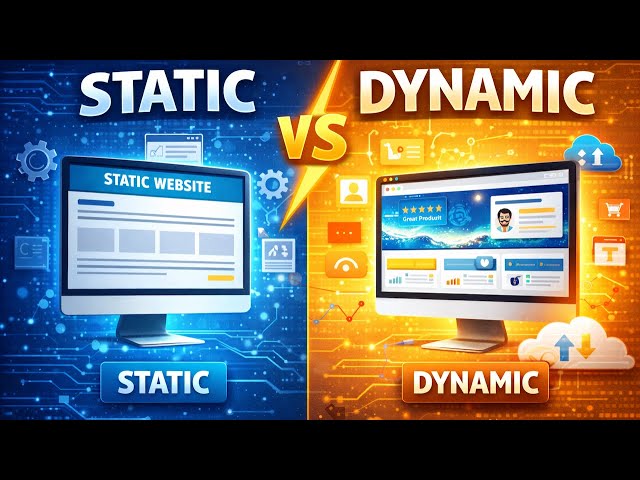 Static vs Dynamic Websites | How Websites Actually Works (Beginners Guide)