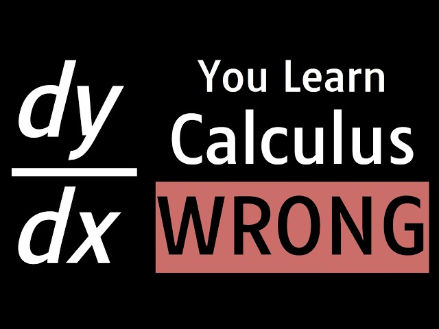 Give Me 50 min, I'll Make Differential Calculus Click Forever